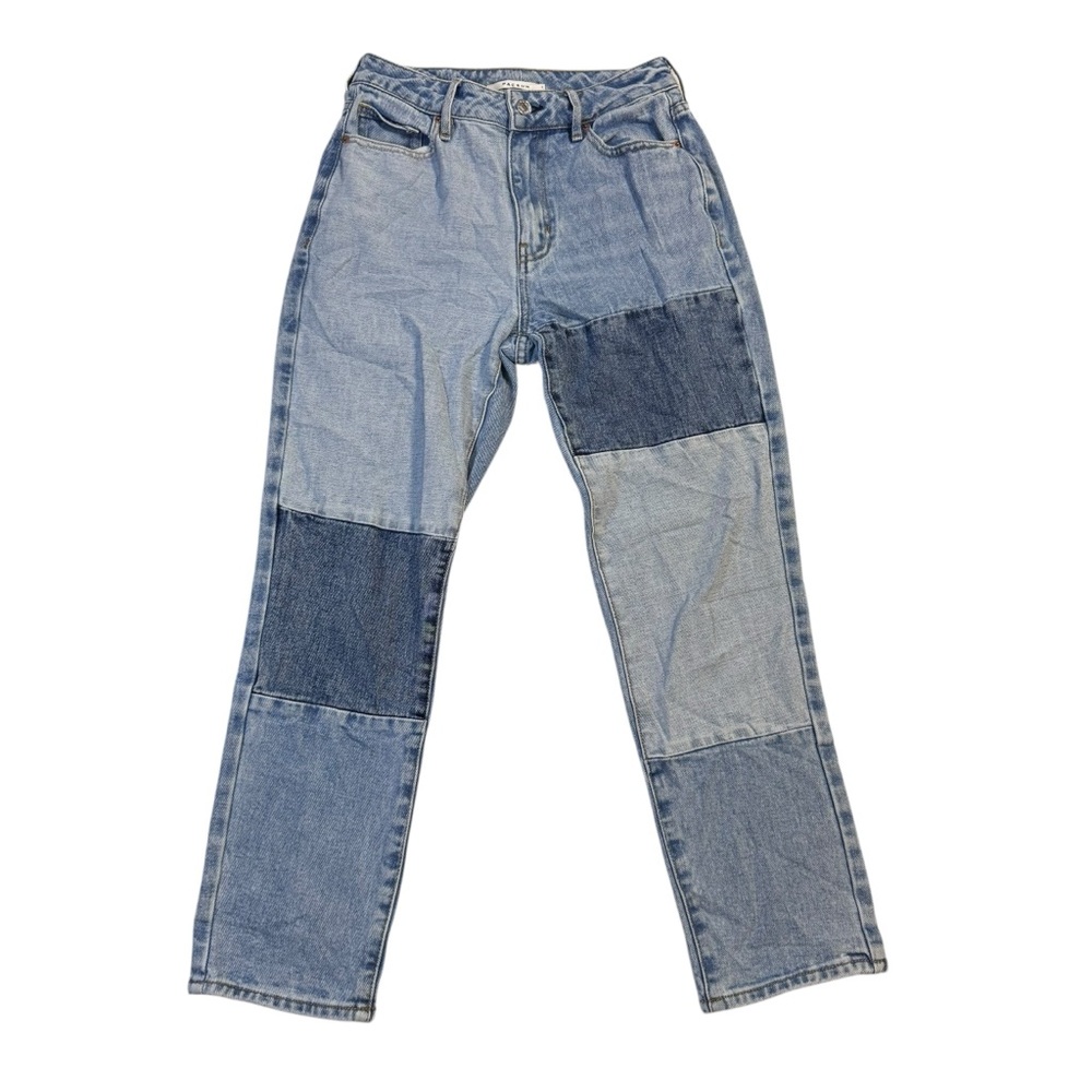 PacSun Patchwork Jeans Womens 24 High Rise Straight Leg Y2K Denim